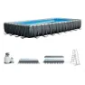 Intex Ultra Xtr 975x488x132 Cm Stahl Rechteckiger Aufstellpool Mit Rahmen unisex, Grey / blue, 54368L