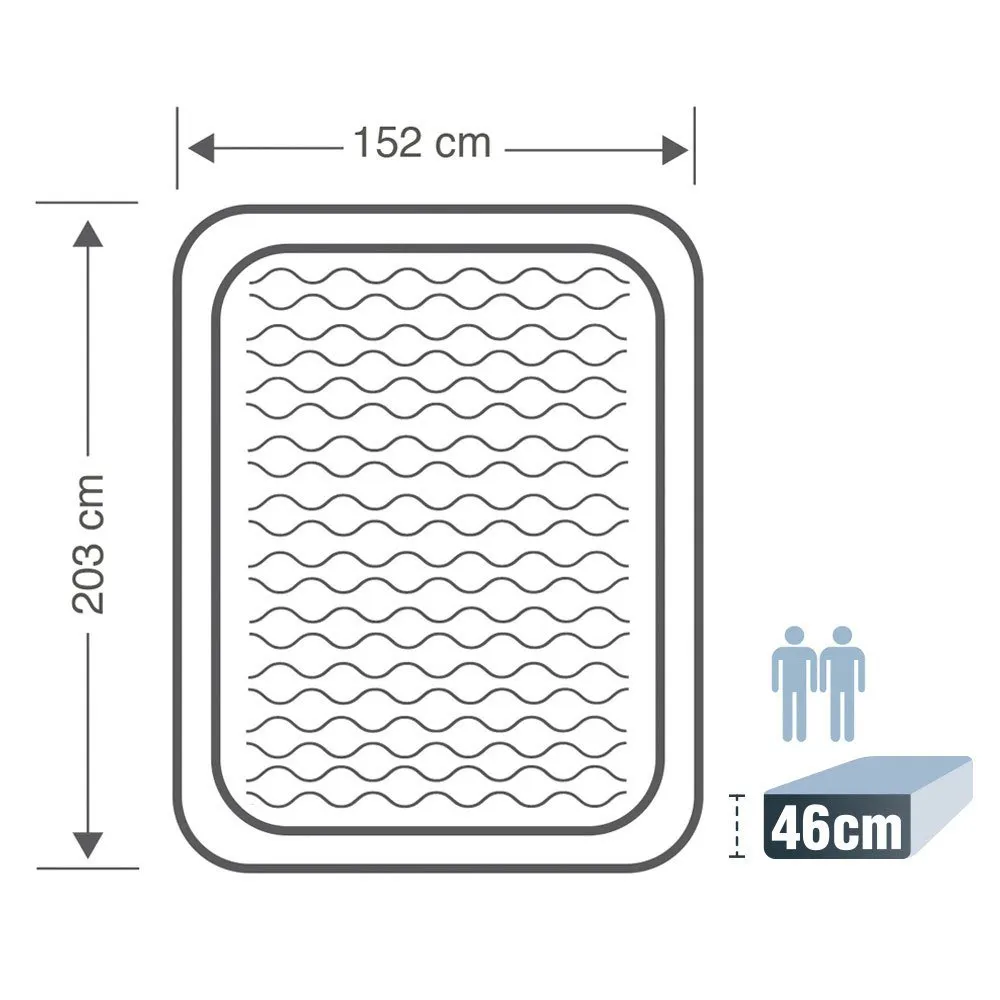 Intex Ultraweiches Queen-size-luftbett, Beige, One Size Intex Ultraweiches Queen-size-luftbett, Beige, One Size