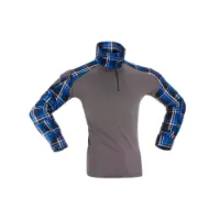 Invadergear Flannel Combat Langarm-t-shirt