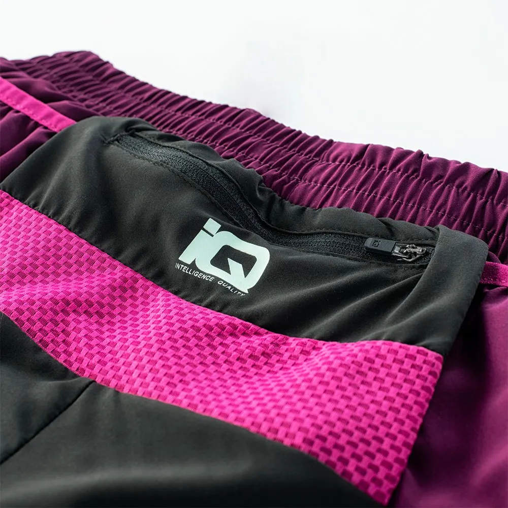 IQ Erio Kurze Hose female, Black / dark purple IQ Erio Kurze Hose female, Black / dark purple