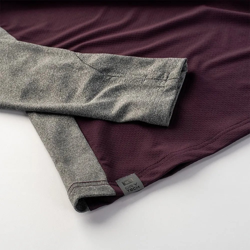 IQ Immo Fleece Mit Halbem Reißverschluss female, Potent purple / dark grey melange IQ Immo Fleece Mit Halbem Reißverschluss female, Potent purple / dark grey melange