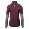 IQ Immo Fleece Mit Halbem Reißverschluss female, Potent purple / dark grey melange