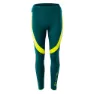 IQ Luna Leggings female, Deep teal / acid lime