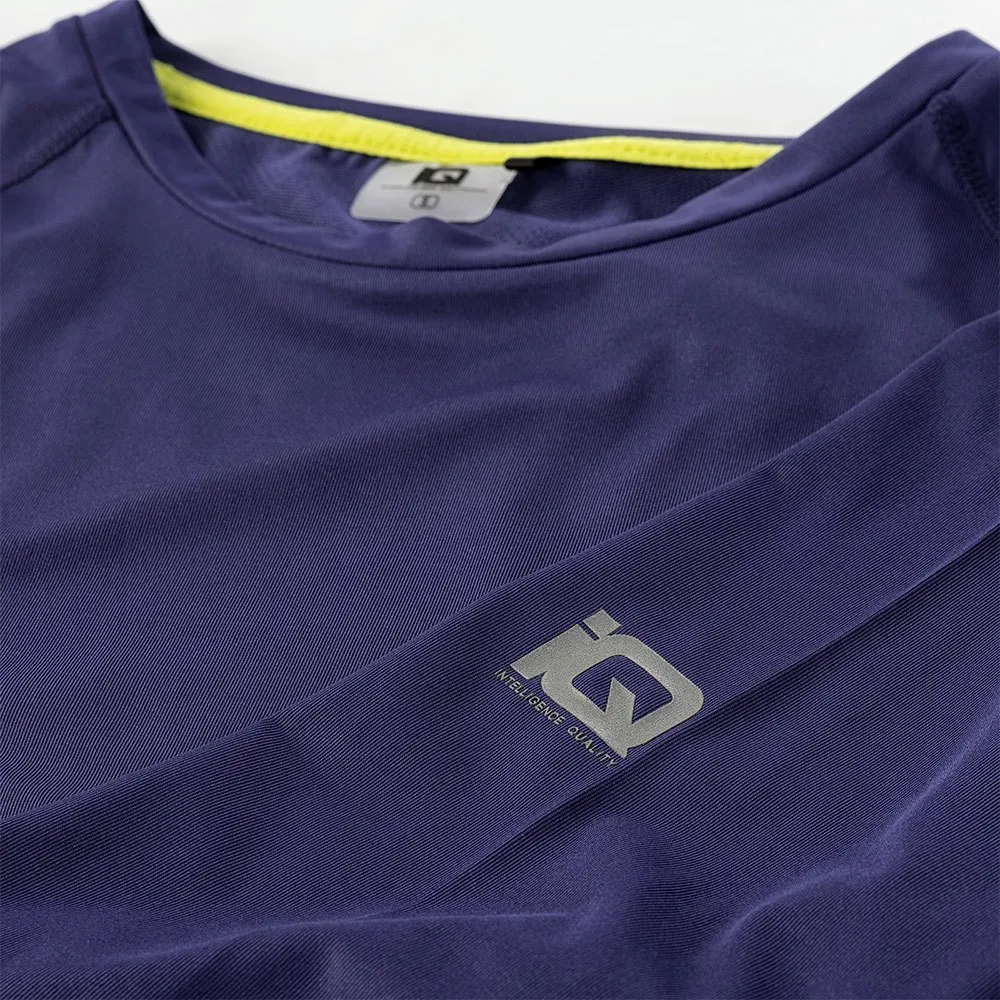 IQ Yanta Halbreißverschluss-langarm-t-shirt female, Blue ribbon