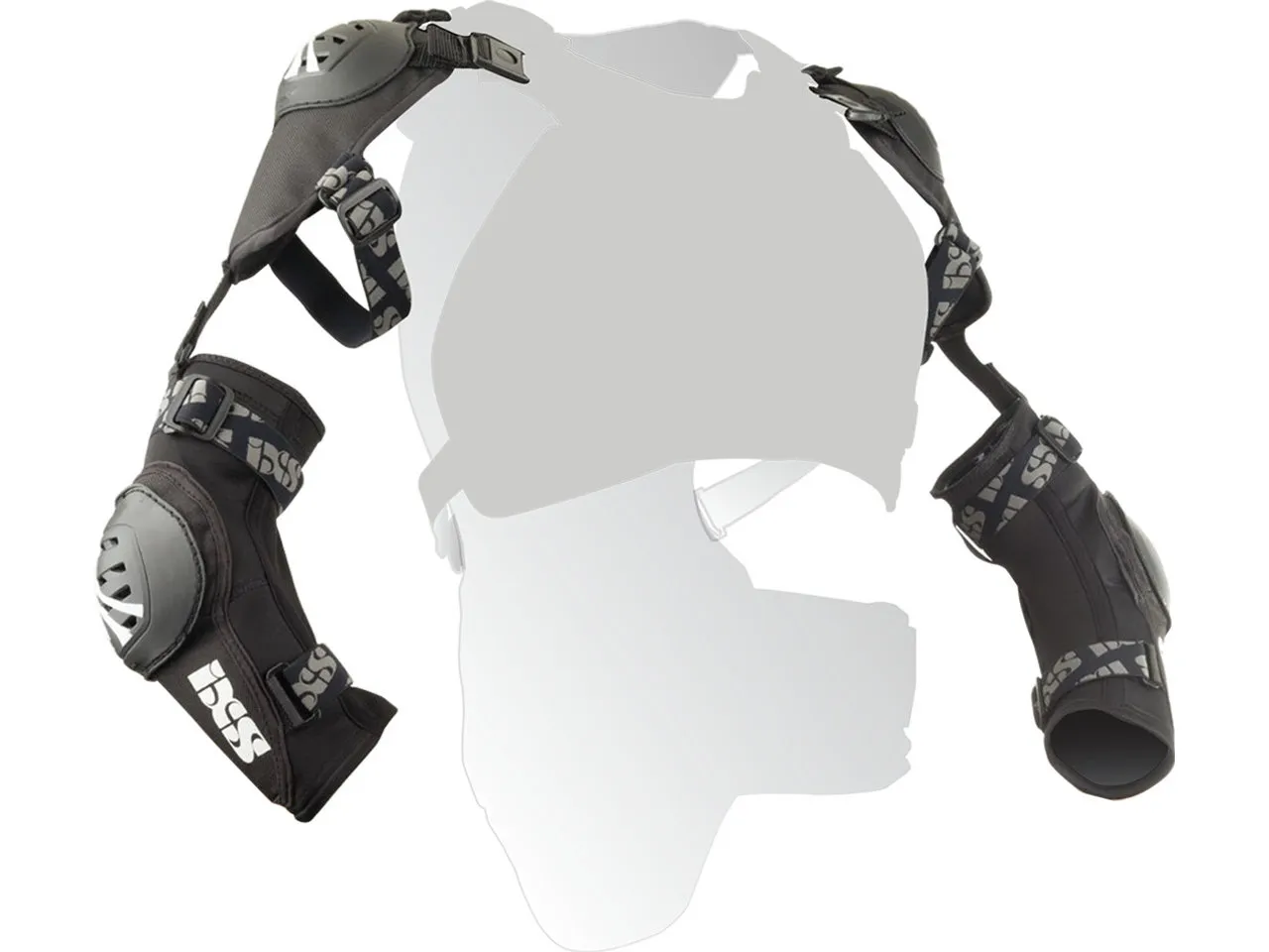 IXS Cleaver Kit Schulter-/Ellenbogenprotektoren, Black IXS Cleaver Kit Schulter-/Ellenbogenprotektoren, Black