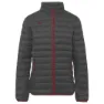 Izas Aden Daunenjacke, Dark grey / mineral red