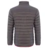 Izas Aden Daunenjacke, Dark grey / mineral red