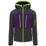 Smoke / dark purple / lime
