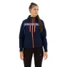 Navy blue / coral fluor