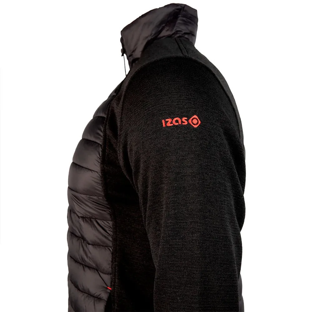 Izas Navasa Fleece Mit Durchgehendem Reißverschluss, Black / red Izas Navasa Fleece Mit Durchgehendem Reißverschluss, Black / red