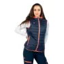 Navy blue / coral fluor