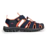 Navy blue / coral fluor 1
