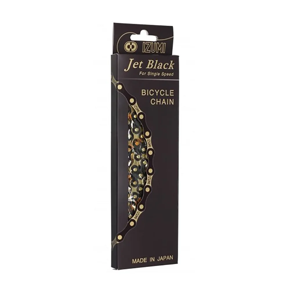 Izumi Chain Kai Super Toughness Track Kette, Black / gold, 116 Links Izumi Chain Kai Super Toughness Track Kette, Black / gold, 116 Links