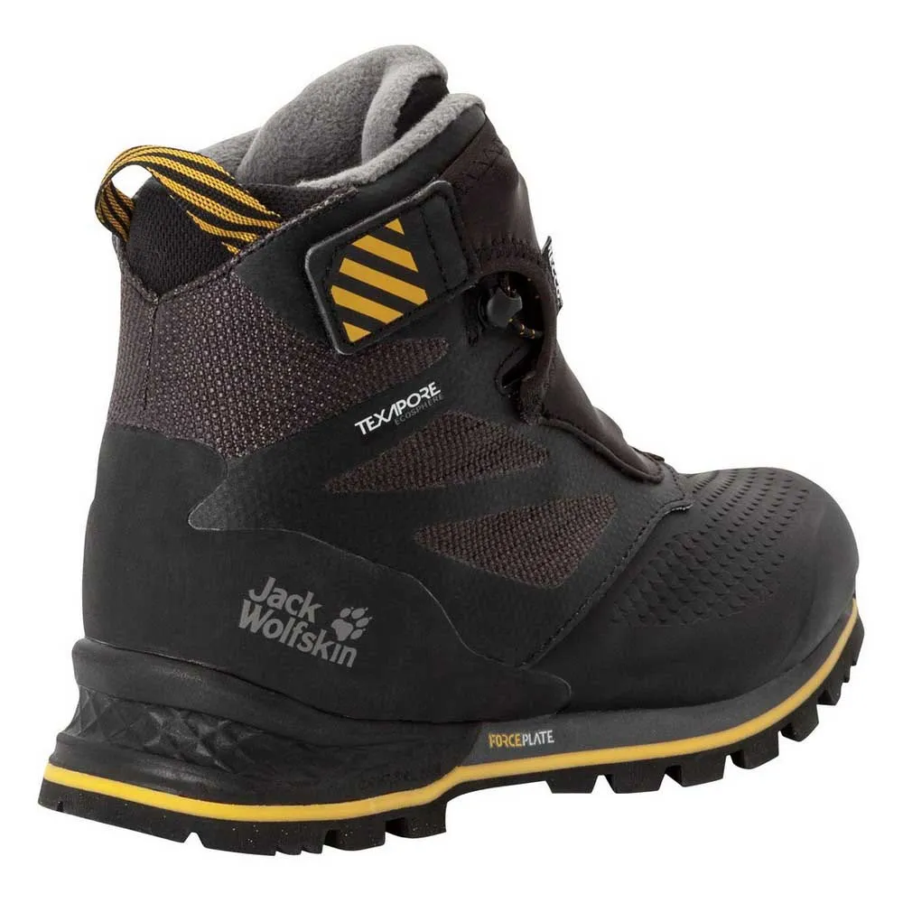 Jack Wolfskin 1995 Series Texapore Mid Wanderstiefel, Black / burly yellow xt Jack Wolfskin 1995 Series Texapore Mid Wanderstiefel, Black / burly yellow xt