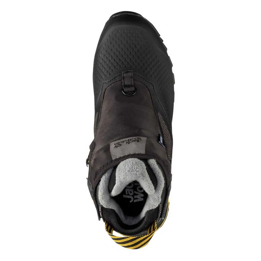 Jack Wolfskin 1995 Series Texapore Mid Wanderstiefel, Black / burly yellow xt Jack Wolfskin 1995 Series Texapore Mid Wanderstiefel, Black / burly yellow xt