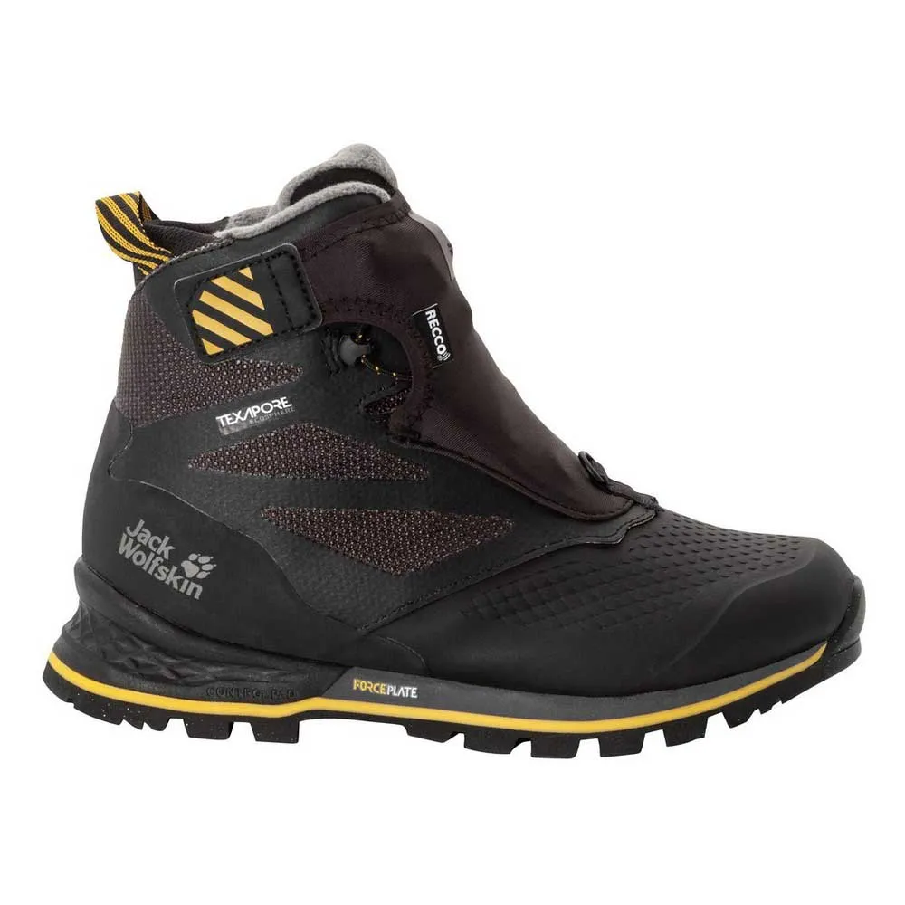 Jack Wolfskin 1995 Series Texapore Mid Wanderstiefel, Black / burly yellow xt Jack Wolfskin 1995 Series Texapore Mid Wanderstiefel, Black / burly yellow xt