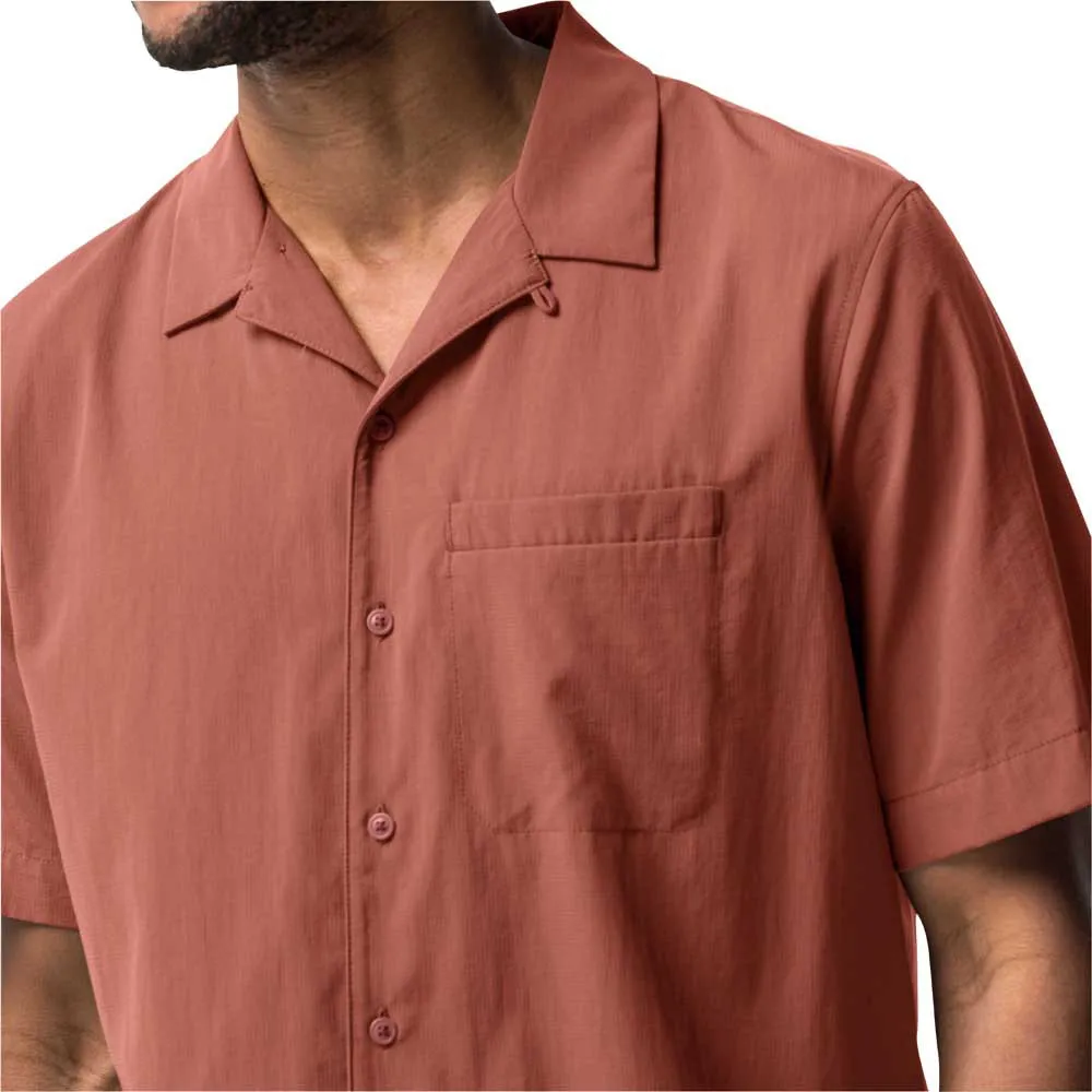 Jack Wolfskin Atacama Kurzarmhemd, Barn red