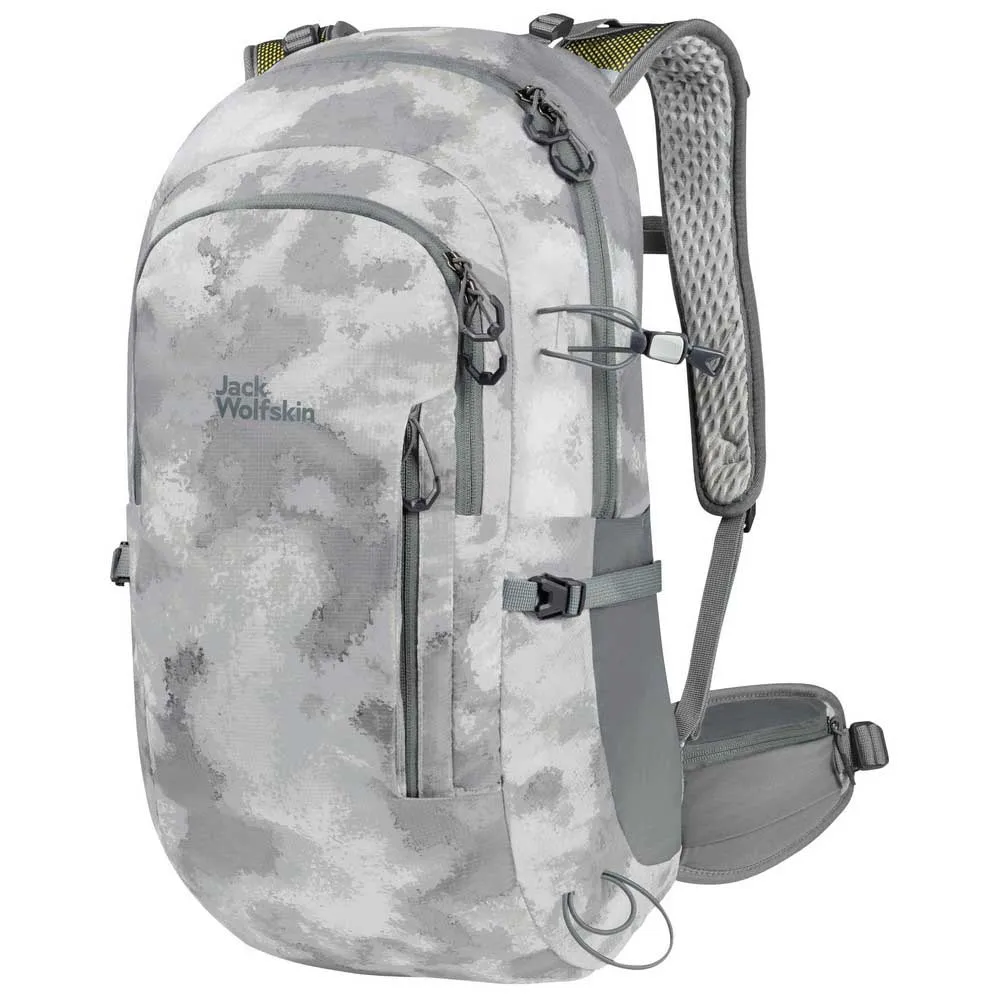 Jack Wolfskin Athmos Shape 28l Rucksack, Silver all over Jack Wolfskin Athmos Shape 28l Rucksack, Silver all over