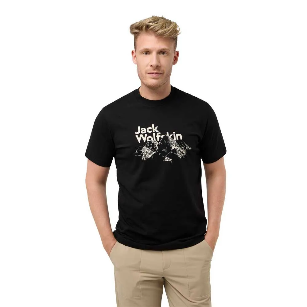 Jack Wolfskin Bergblick Kurzarm-t-shirt Jack Wolfskin Bergblick Kurzarm-t-shirt