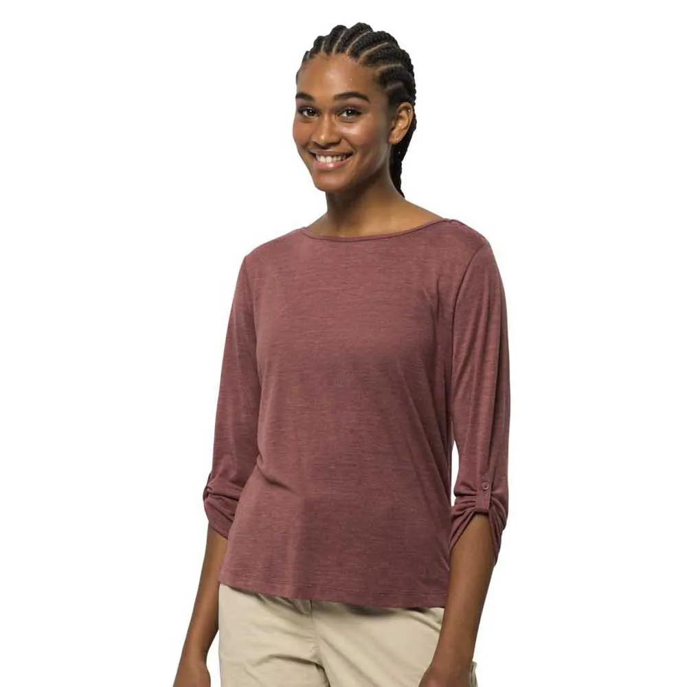 Jack Wolfskin Coral Coast 3/4-arm T-shirt, Apple butter Jack Wolfskin Coral Coast 3/4-arm T-shirt, Apple butter