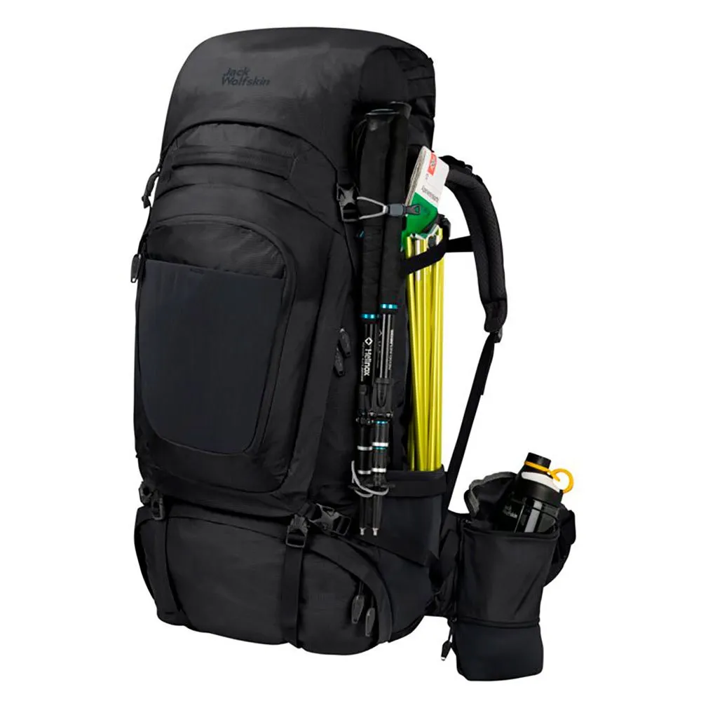 Jack Wolfskin Denali 75l Rucksack, Black Jack Wolfskin Denali 75l Rucksack, Black
