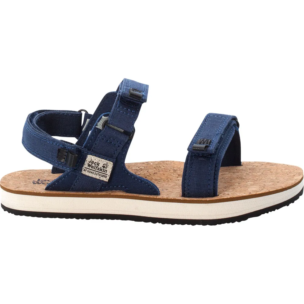 Jack Wolfskin Ecostride 2 Sandalen, Blue / cork Jack Wolfskin Ecostride 2 Sandalen, Blue / cork