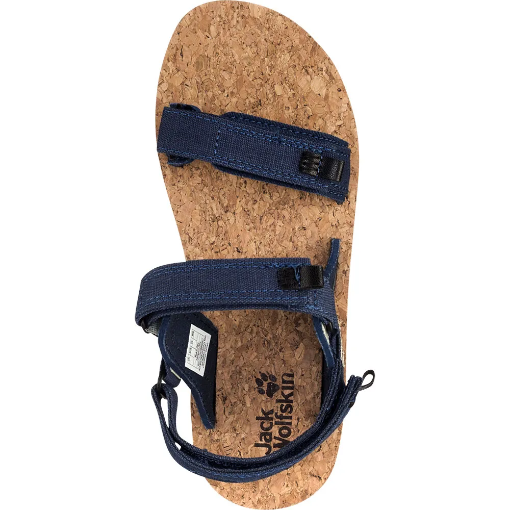 Jack Wolfskin Ecostride 2 Sandalen, Blue / cork Jack Wolfskin Ecostride 2 Sandalen, Blue / cork