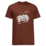 Jack Wolfskin Find Your Spot Kurzarm-t-shirt, Carmine