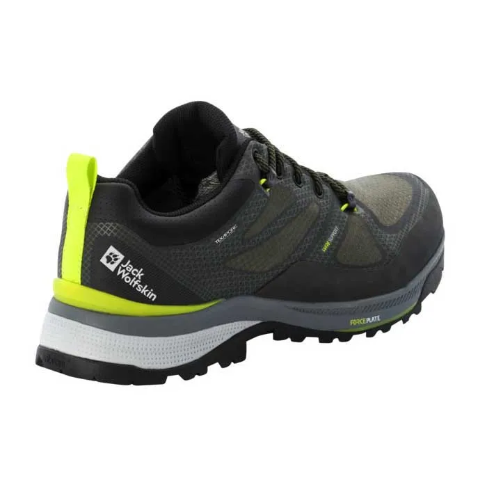 Jack Wolfskin Force Striker Texapore Wanderschuhe, Lime / dark green Jack Wolfskin Force Striker Texapore Wanderschuhe, Lime / dark green