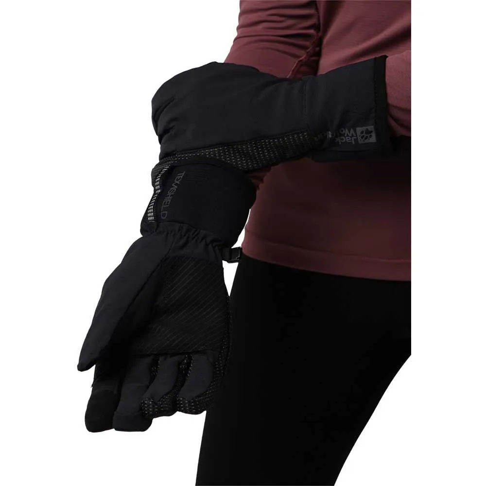 Jack Wolfskin Gleam Handschuhe, Black Jack Wolfskin Gleam Handschuhe, Black