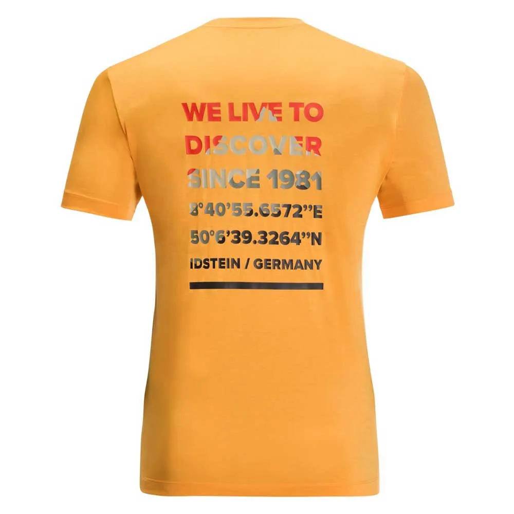 Jack Wolfskin Hiking Kurzarm-t-shirt, Orange pop Jack Wolfskin Hiking Kurzarm-t-shirt, Orange pop