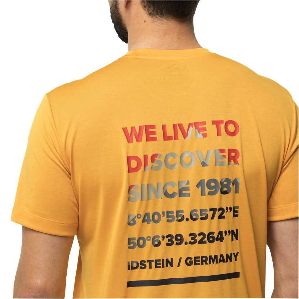 Jack Wolfskin Hiking Kurzarm-t-shirt, Orange pop Jack Wolfskin Hiking Kurzarm-t-shirt, Orange pop