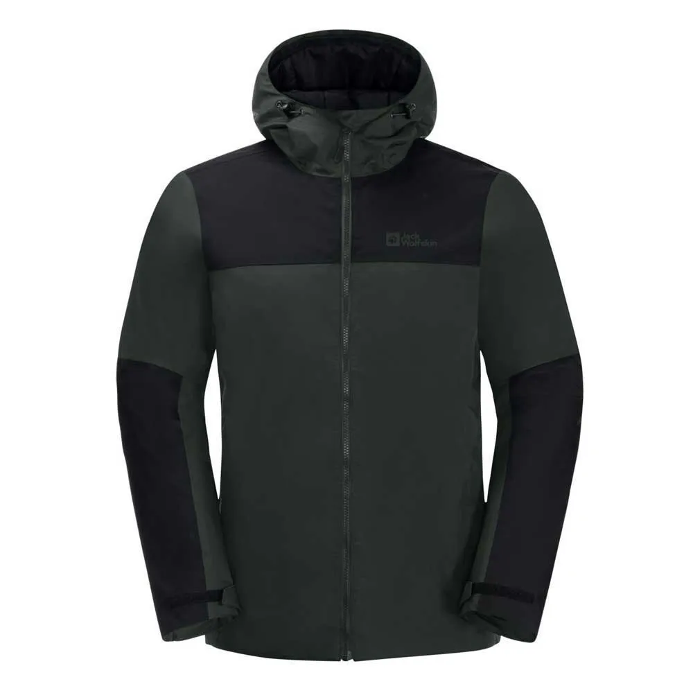 Jack Wolfskin Jasper Ins Jacke, Black olive Jack Wolfskin Jasper Ins Jacke, Black olive