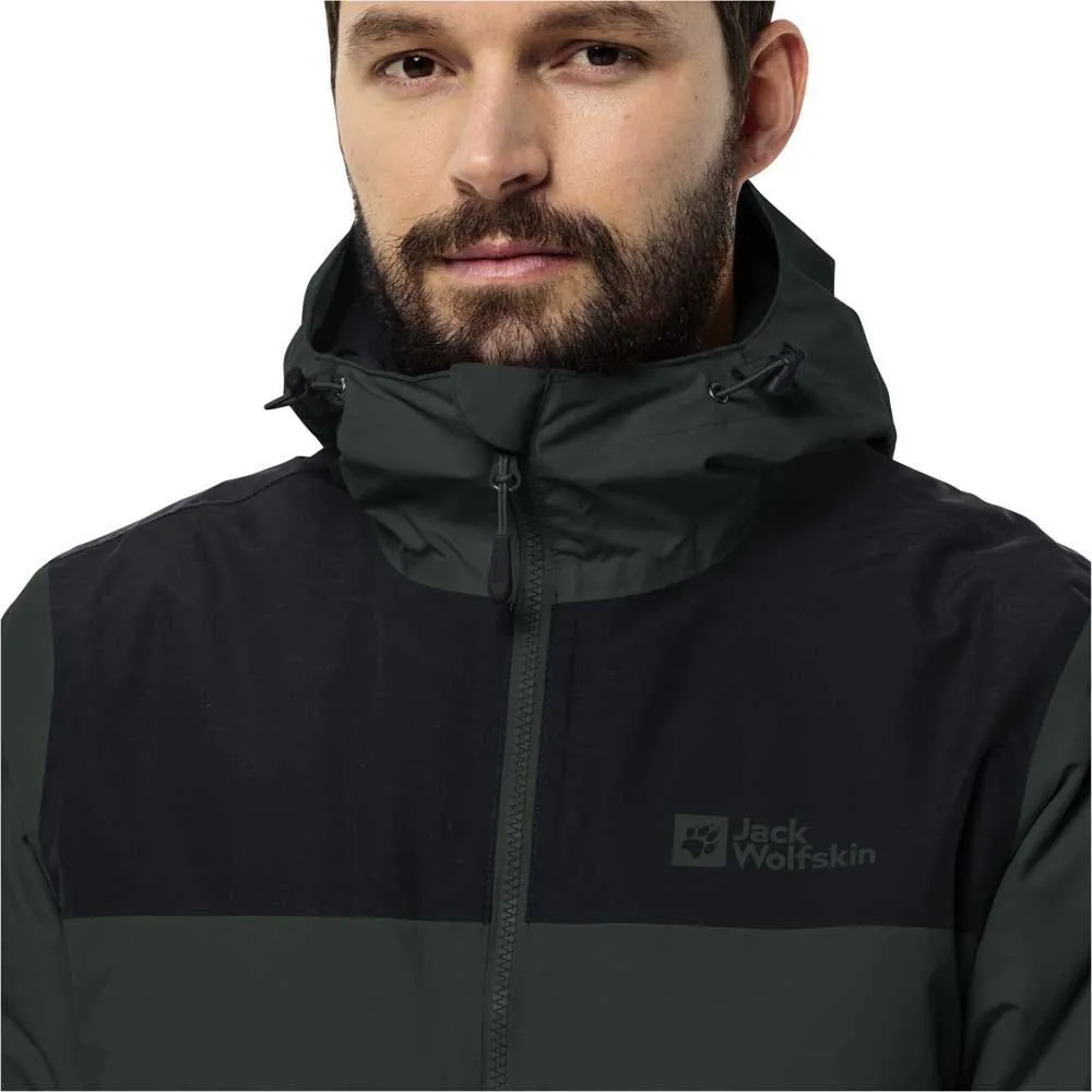 Jack Wolfskin Jasper Ins Jacke, Black olive Jack Wolfskin Jasper Ins Jacke, Black olive