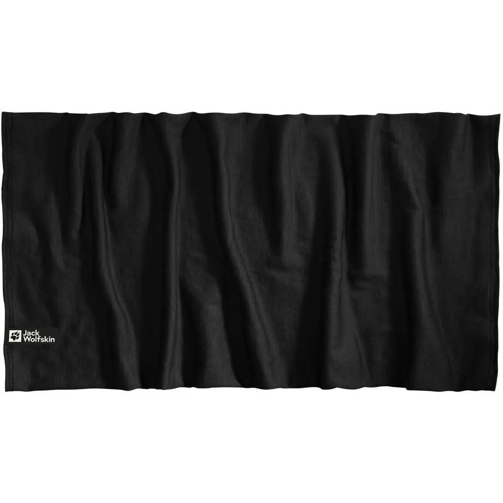Jack Wolfskin Merino Nackenwärmer, Black