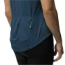 Jack Wolfskin Morobbia Fz Kurzarm-t-shirt, Blue daze