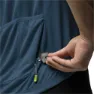 Jack Wolfskin Morobbia Fz Kurzarm-t-shirt, Blue daze