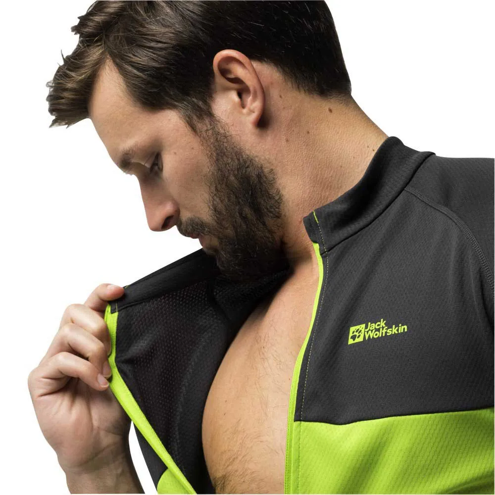 Jack Wolfskin Morobbia Fz Kurzarm-t-shirt Jack Wolfskin Morobbia Fz Kurzarm-t-shirt