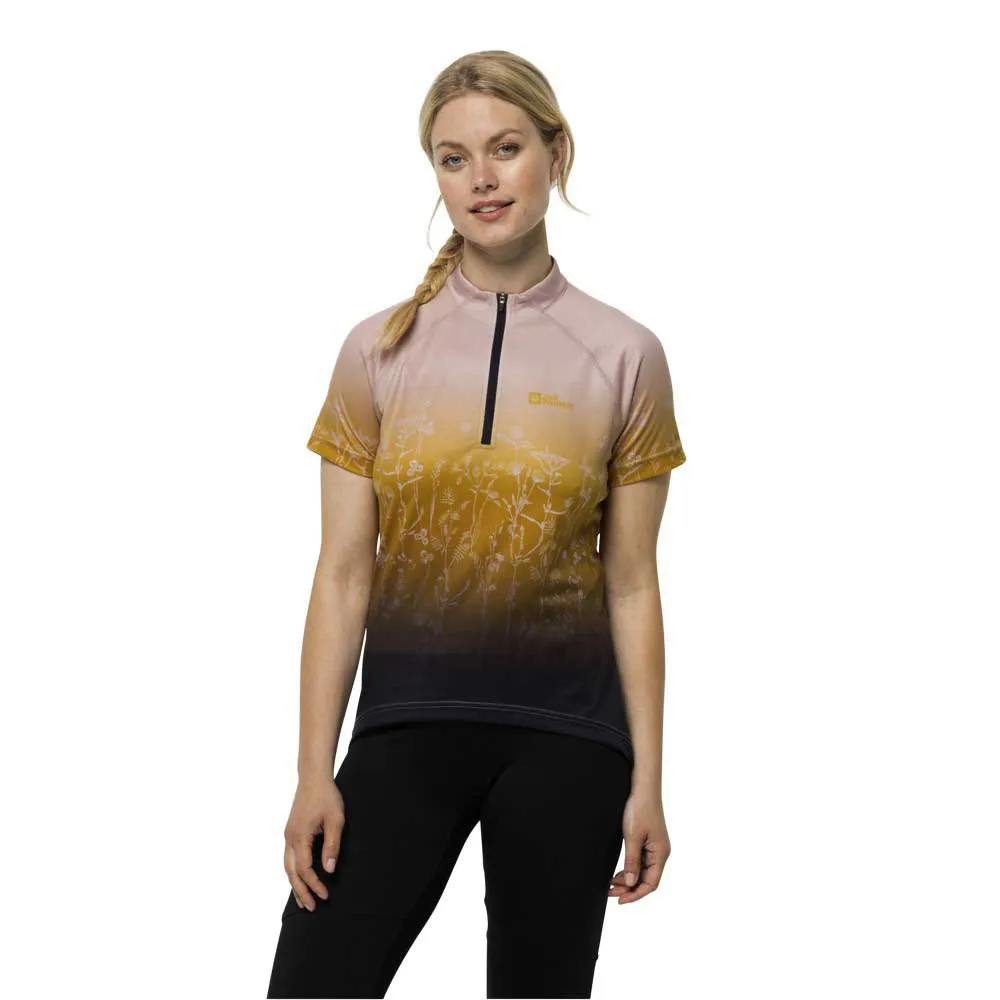 Jack Wolfskin Morobbia Half Zip Print Kurzarm-t-shirt Jack Wolfskin Morobbia Half Zip Print Kurzarm-t-shirt