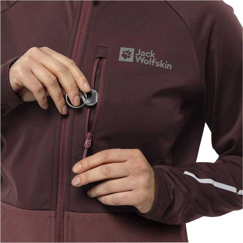 Jack Wolfskin Morobbia Jacke, Dark maroon