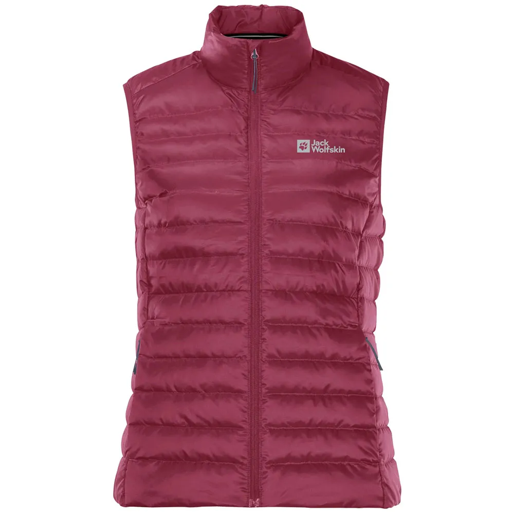 Jack Wolfskin Pack Go Weste Refurbished, Sangria red Jack Wolfskin Pack Go Weste Refurbished, Sangria red