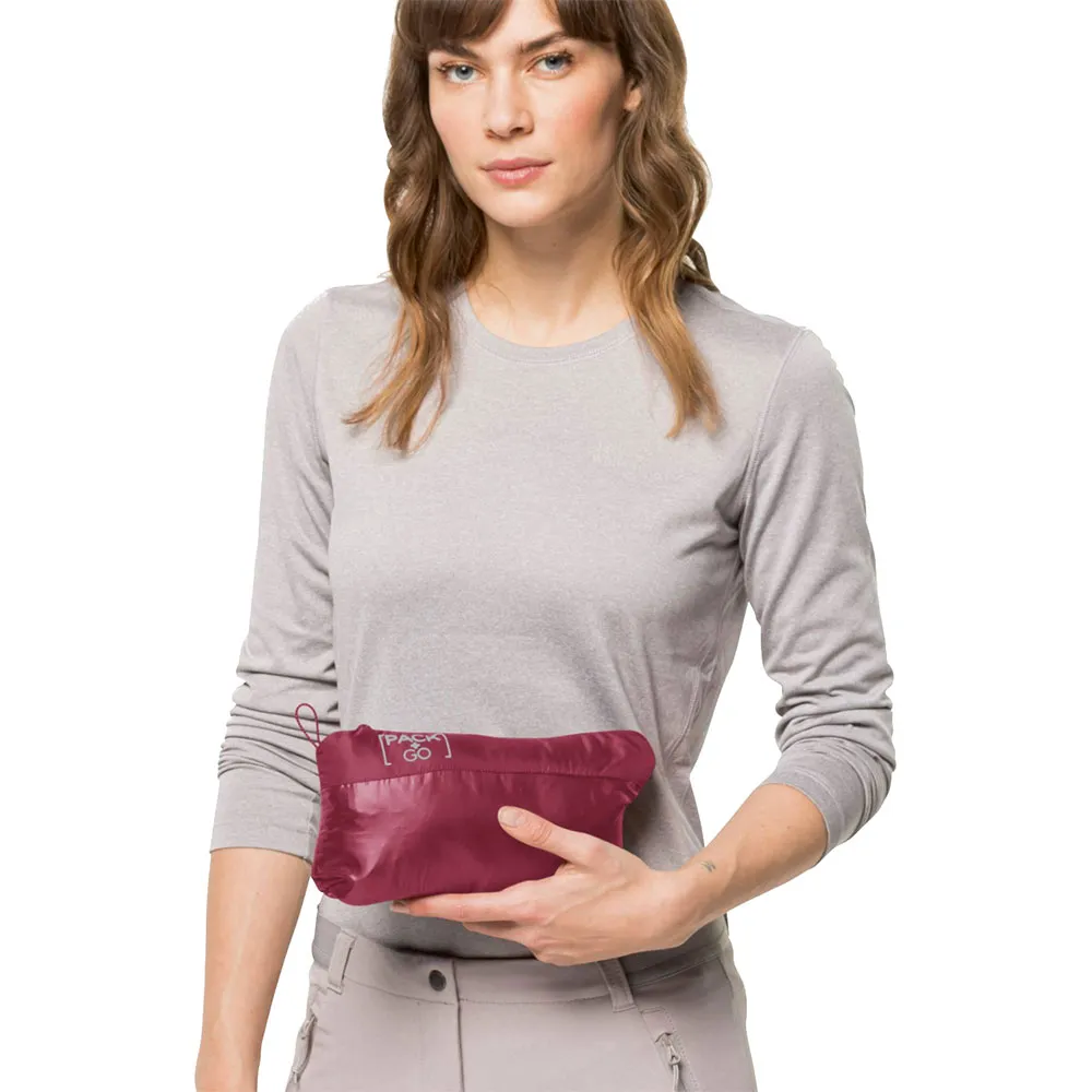 Jack Wolfskin Pack Go Weste Refurbished, Sangria red Jack Wolfskin Pack Go Weste Refurbished, Sangria red