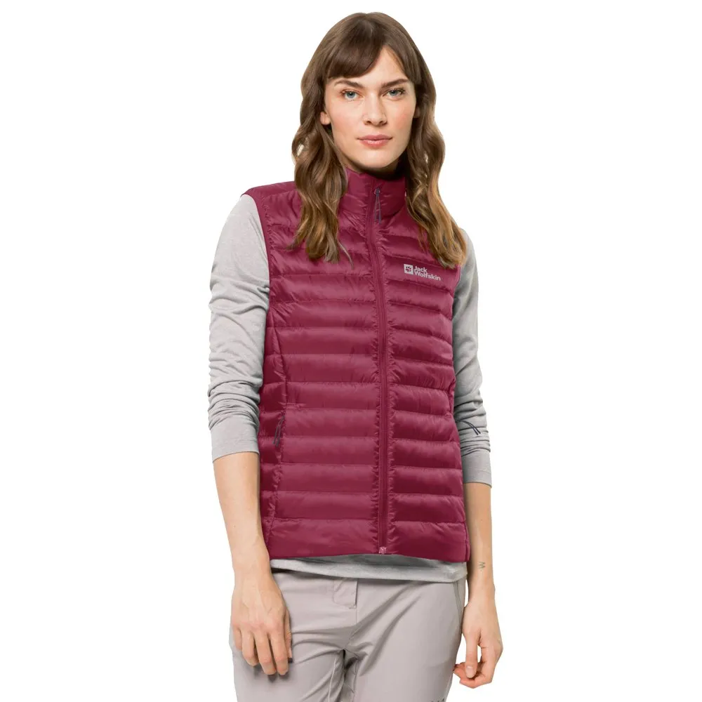 Jack Wolfskin Pack Go Weste Refurbished, Sangria red Jack Wolfskin Pack Go Weste Refurbished, Sangria red