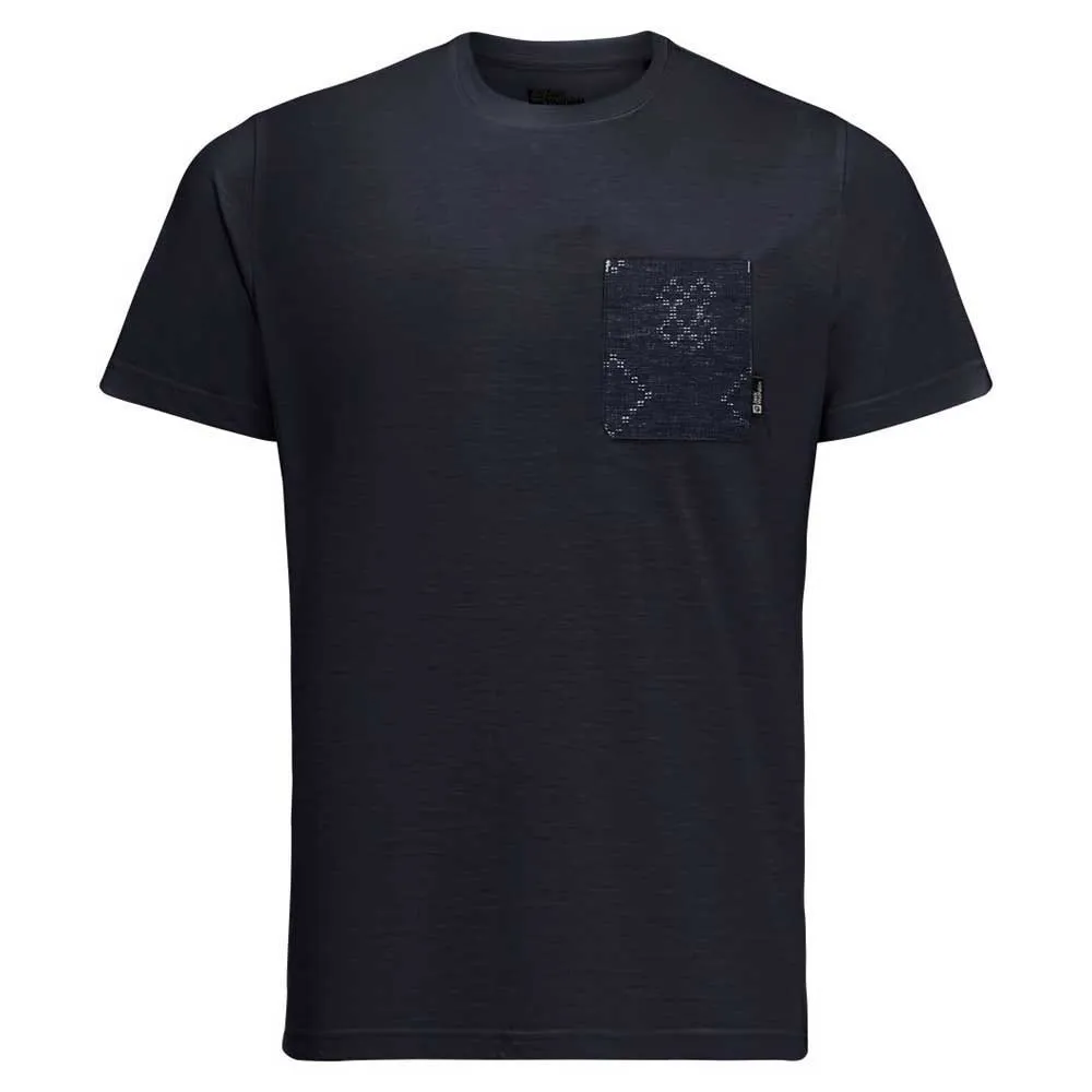 Jack Wolfskin Pocket Karana Kurzarm-t-shirt, Night blue Jack Wolfskin Pocket Karana Kurzarm-t-shirt, Night blue