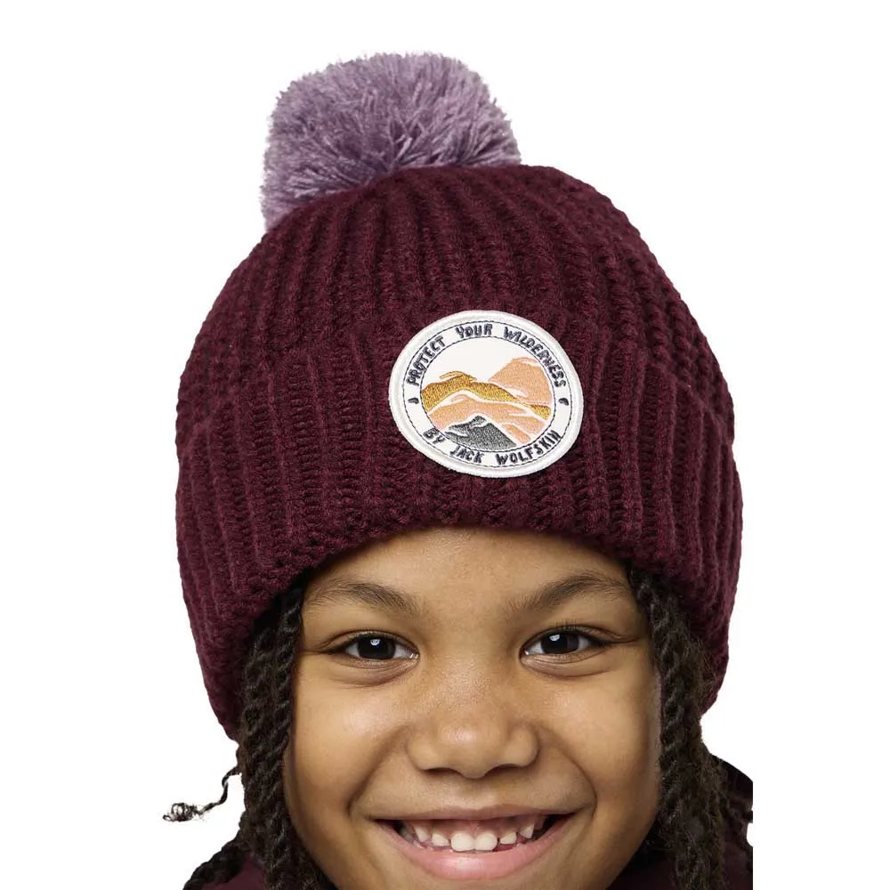Jack Wolfskin Pompom Badge Mütze Jack Wolfskin Pompom Badge Mütze