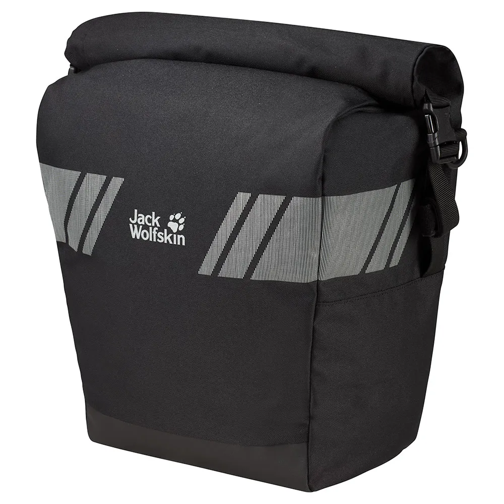 Jack Wolfskin Rack 12l Fahrradtasche, Flash black, One Size Jack Wolfskin Rack 12l Fahrradtasche, Flash black, One Size
