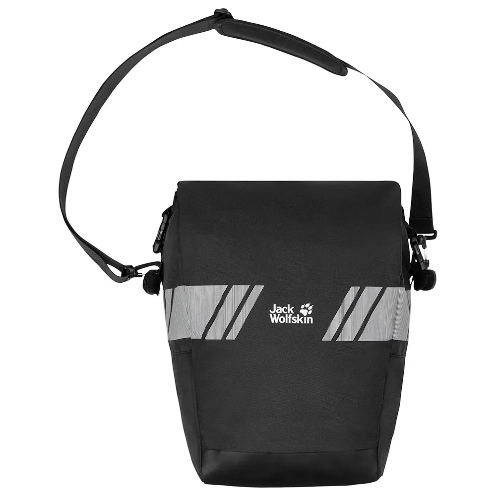 Jack Wolfskin Rack 12l Fahrradtasche, Flash black, One Size Jack Wolfskin Rack 12l Fahrradtasche, Flash black, One Size