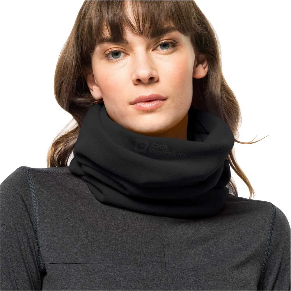 Jack Wolfskin Real Stuff Nackenwärmer, Black