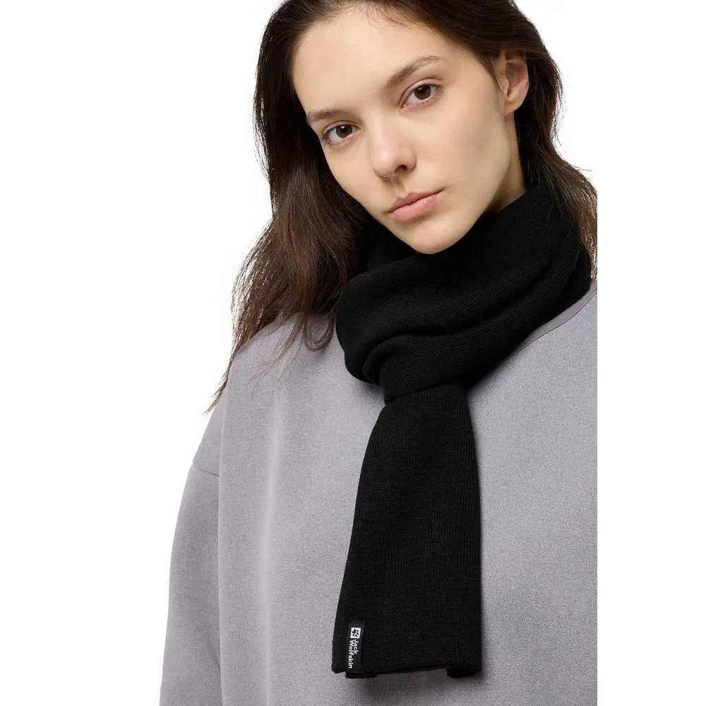 Jack Wolfskin Rib Nackenwärmer, Black Jack Wolfskin Rib Nackenwärmer, Black
