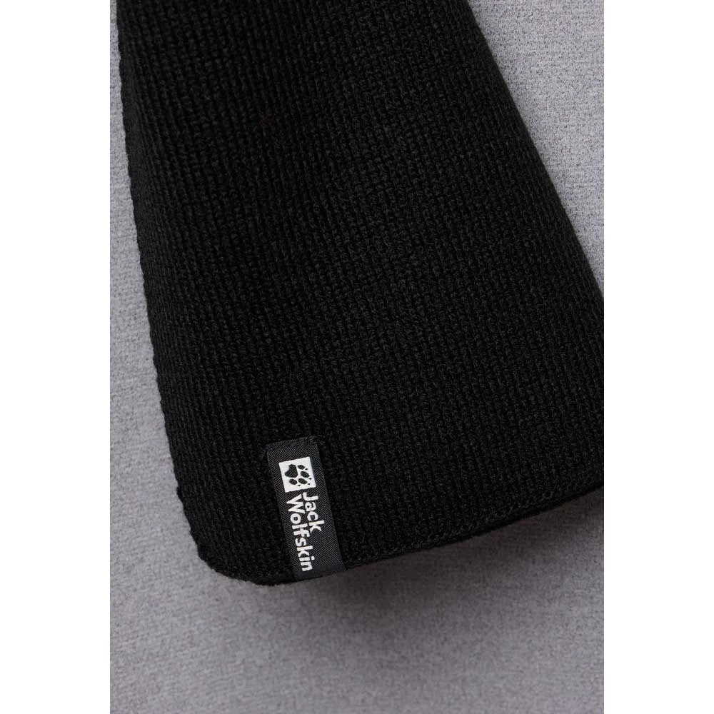 Jack Wolfskin Rib Nackenwärmer, Black Jack Wolfskin Rib Nackenwärmer, Black